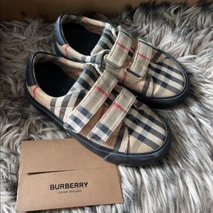 Authentic Burberry kids shoes
